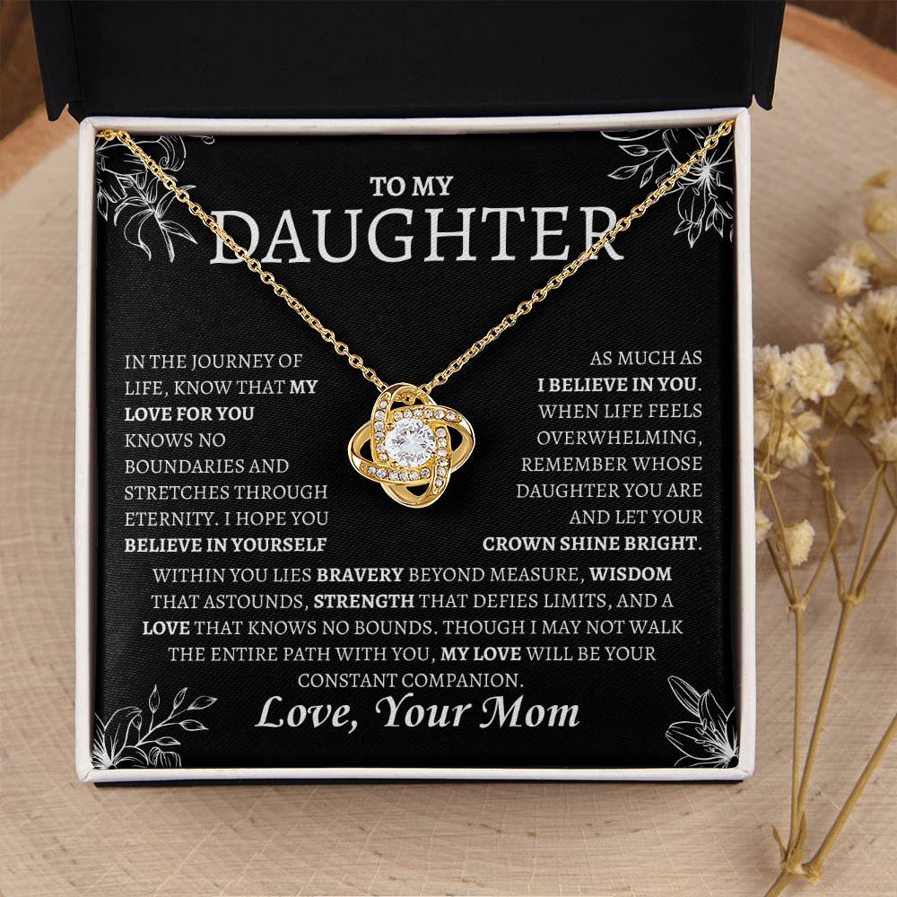 My Love for You | Love Knot Necklace | Gifts for Daughter