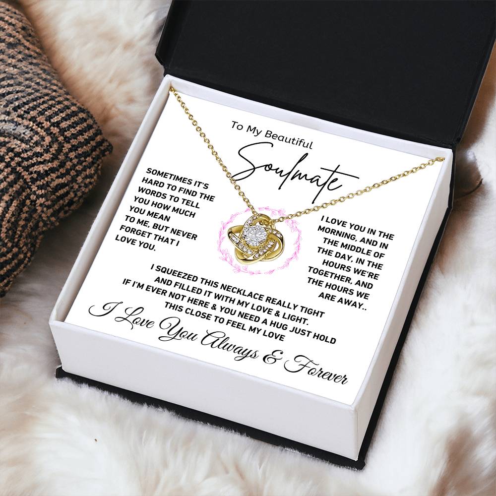 Love you all time | Love Knot Necklace | Gifts for Wife