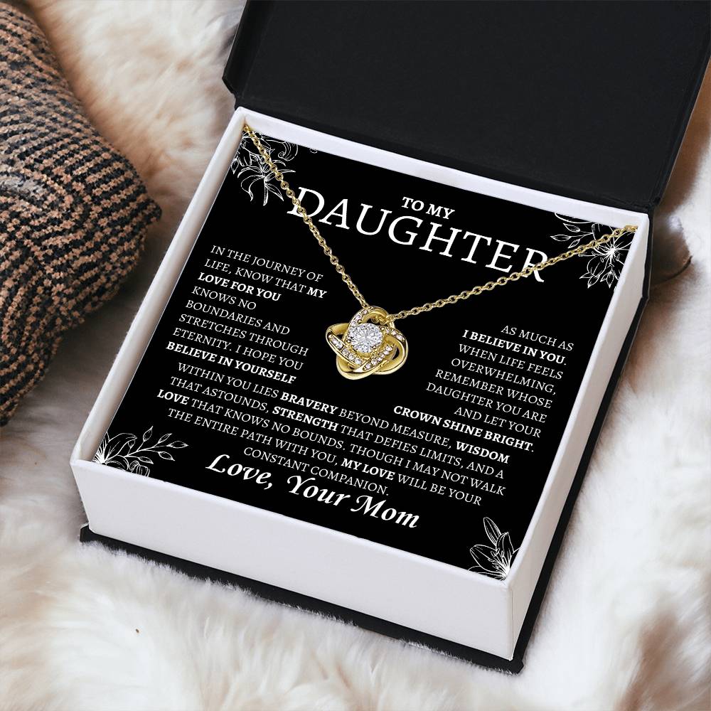 My Love for You | Love Knot Necklace | Gifts for Daughter