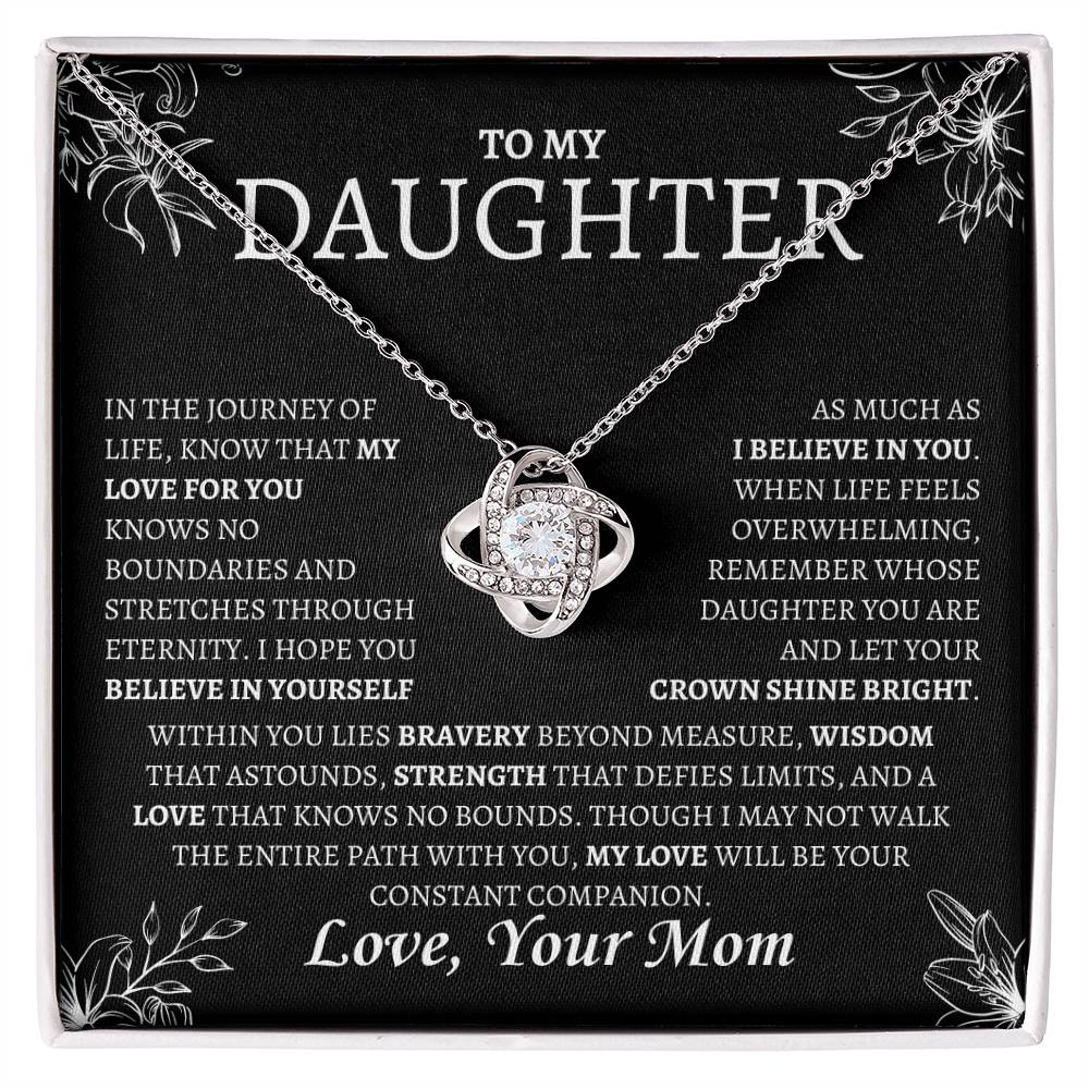 My Love for You | Love Knot Necklace | Gifts for Daughter