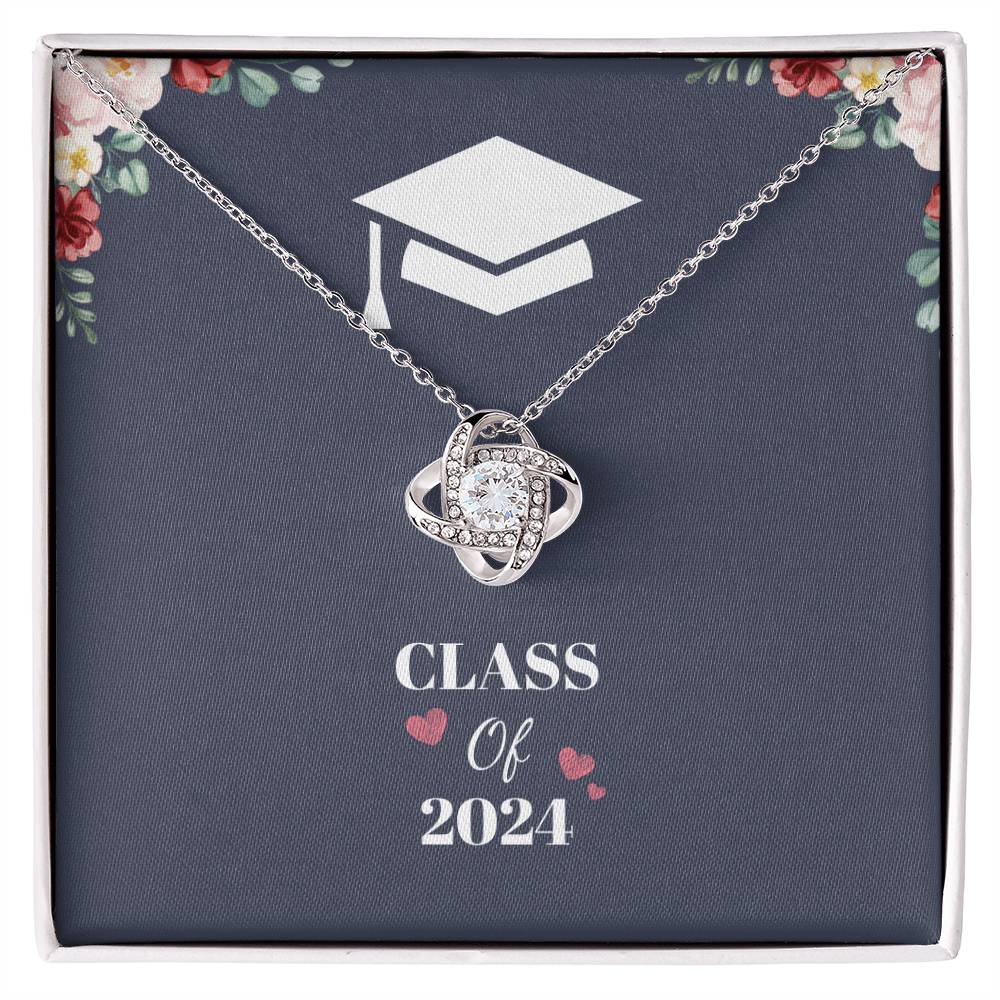 Class of 2024 | Love Knot Necklace | Gifts for Graduation