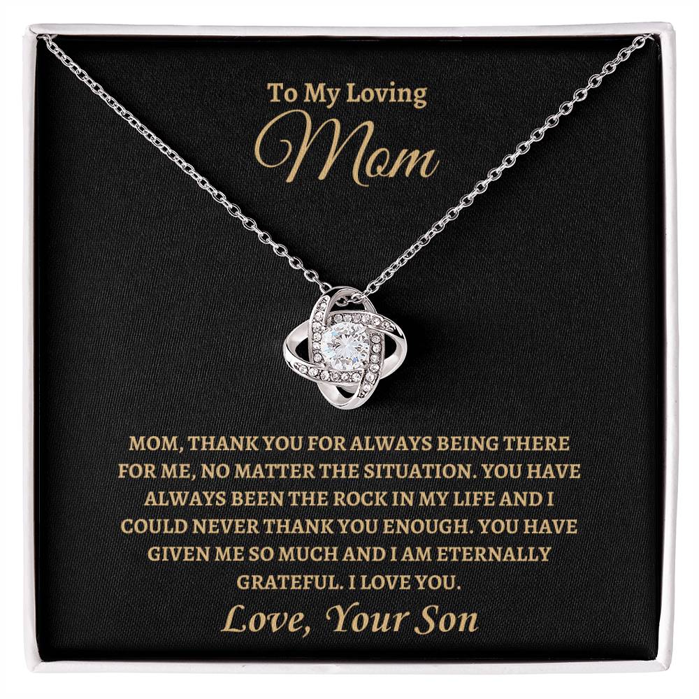 I am Eternally Grateful | Love Knot Necklace | Gifts for Mom