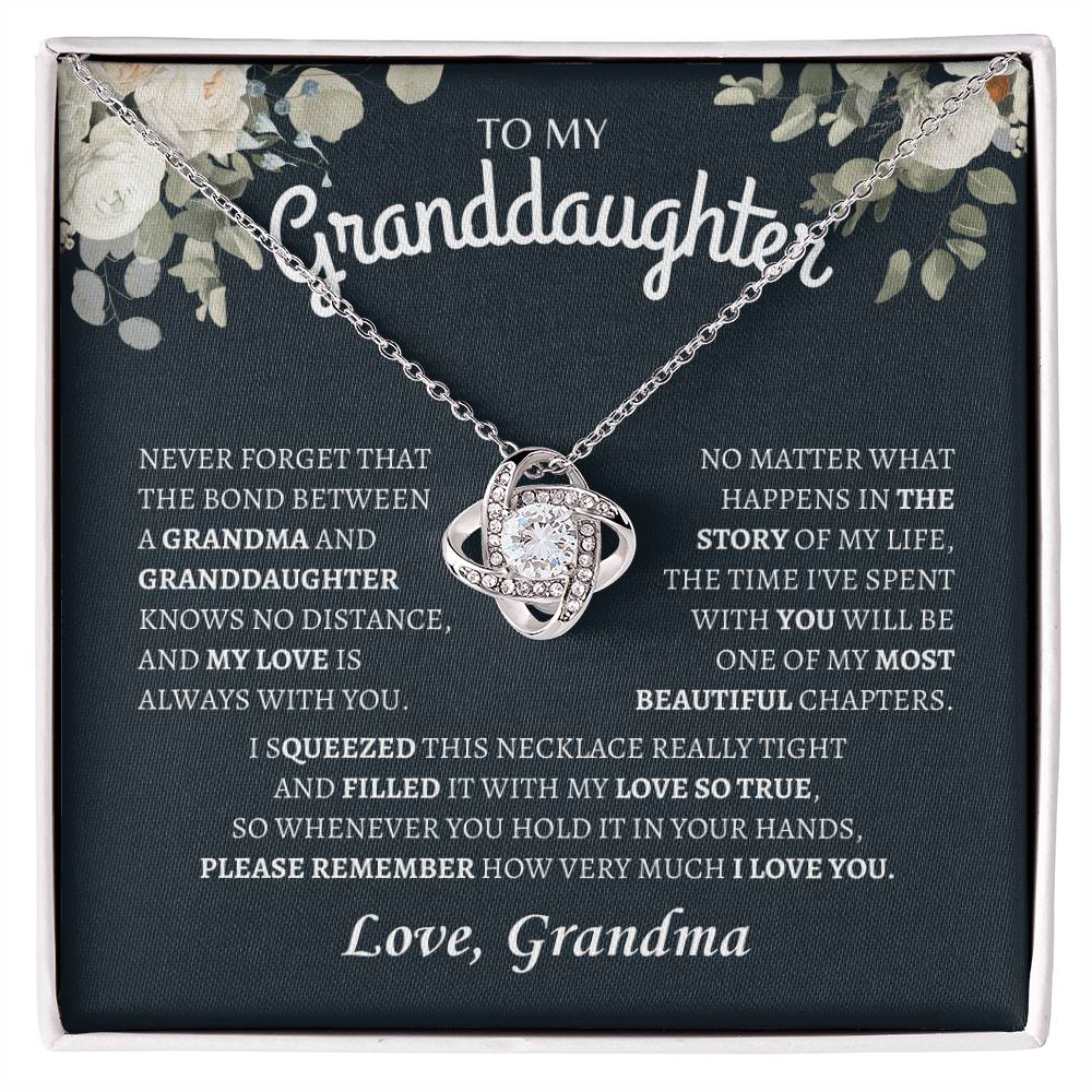 Grandma & Granddaughter | Love Knot Necklace | Gifts for Granddaughter