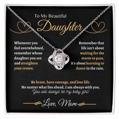 I am always with you my Daughter | Love Knot Necklace | Gifts for Daughter