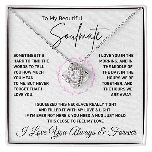 Love you all time | Love Knot Necklace | Gifts for Wife