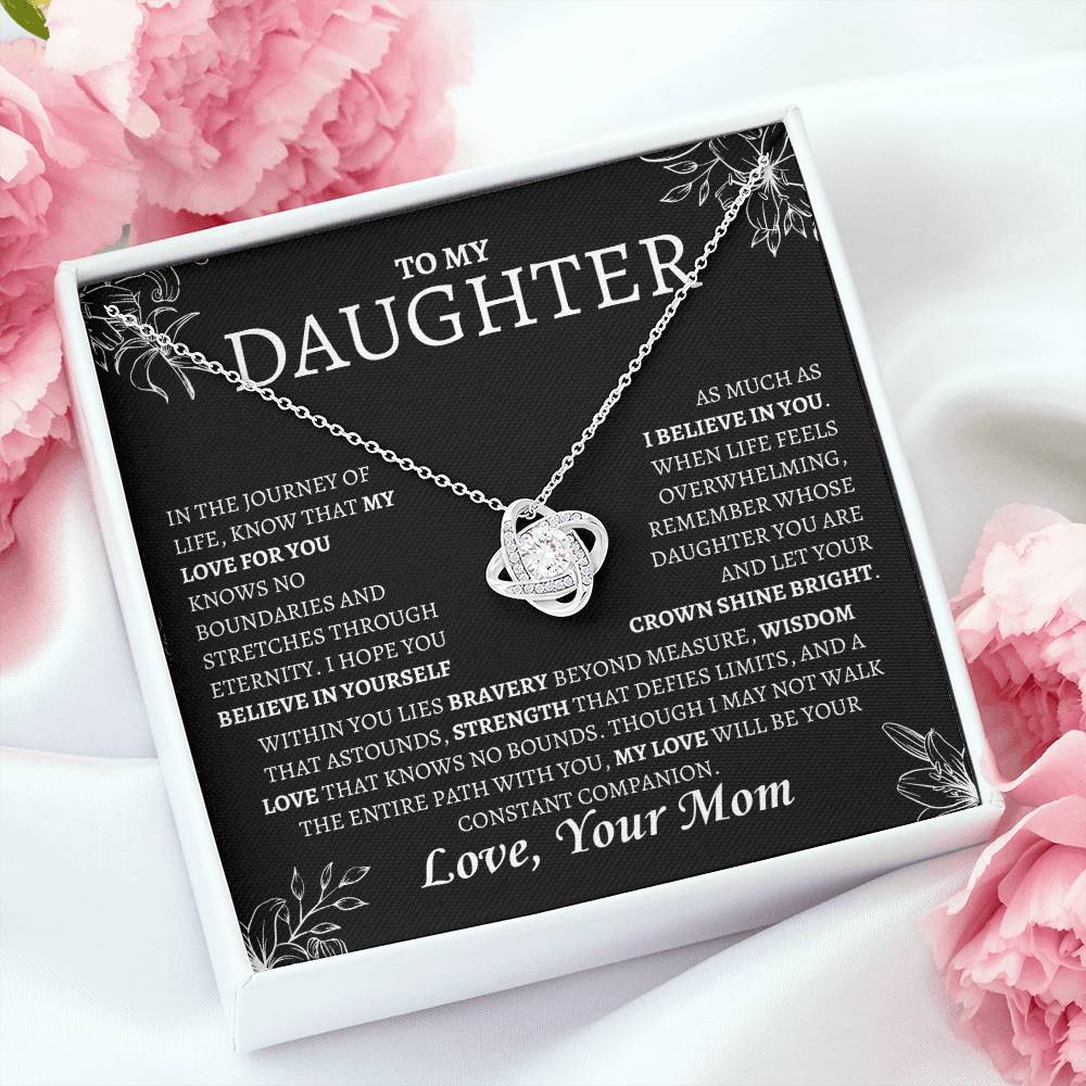 My Love for You | Love Knot Necklace | Gifts for Daughter