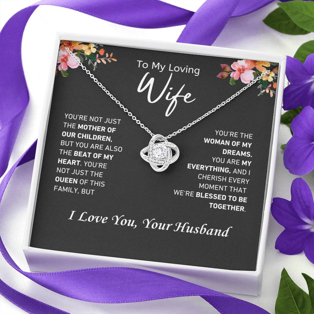 Woman of my Dreams | Love Knot Necklace | Gifts for Wife