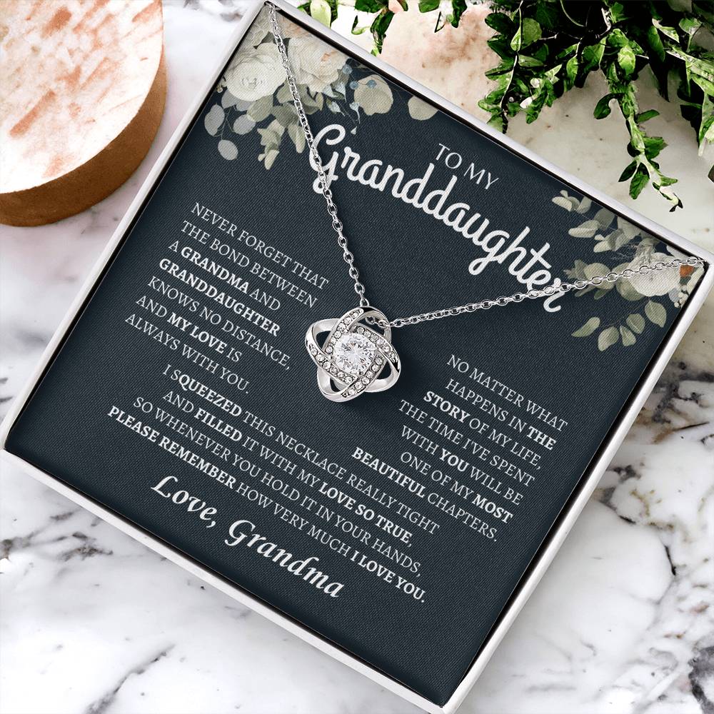 Grandma & Granddaughter | Love Knot Necklace | Gifts for Granddaughter