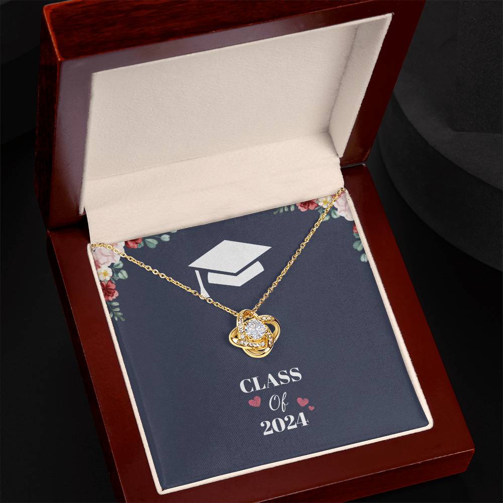 Class of 2024 | Love Knot Necklace | Gifts for Graduation