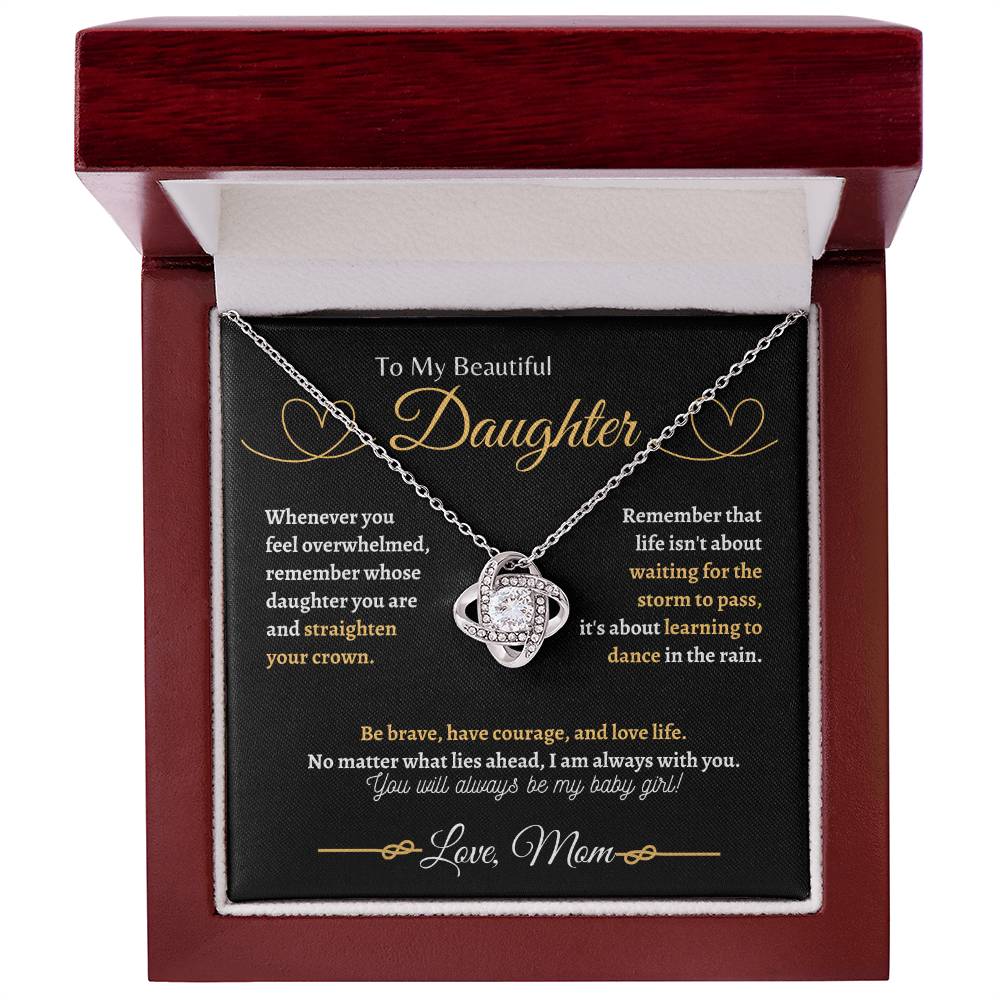 I am always with you my Daughter | Love Knot Necklace | Gifts for Daughter