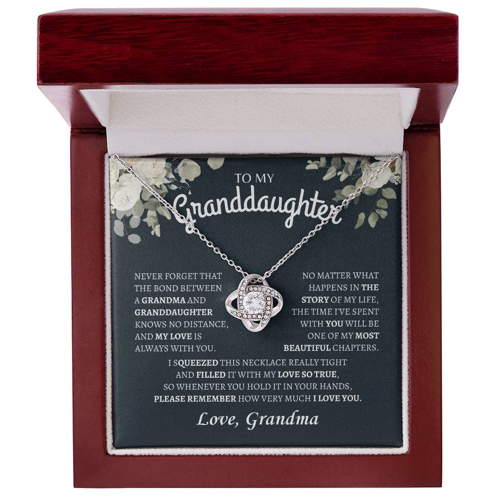 Grandma & Granddaughter | Love Knot Necklace | Gifts for Granddaughter