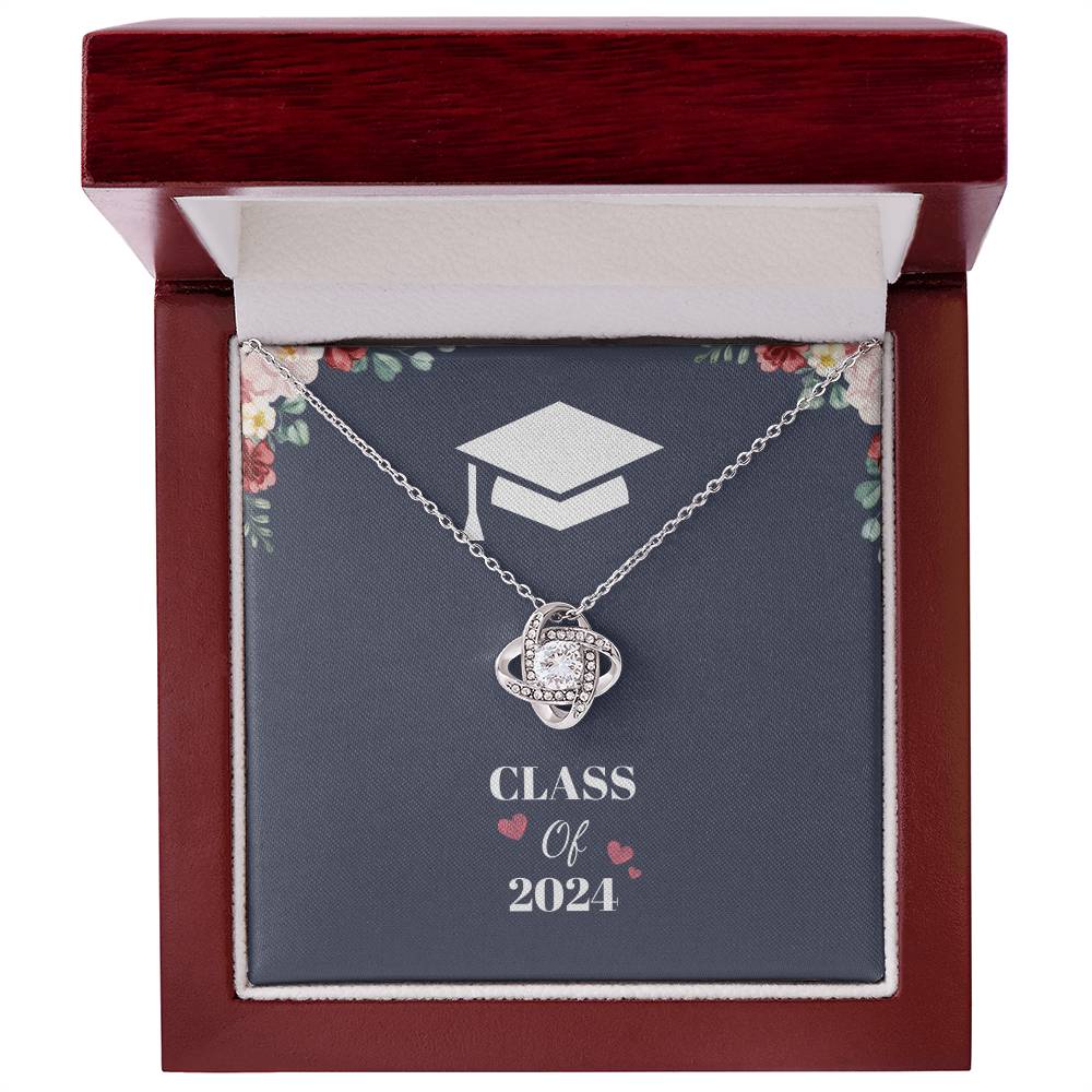 Class of 2024 | Love Knot Necklace | Gifts for Graduation