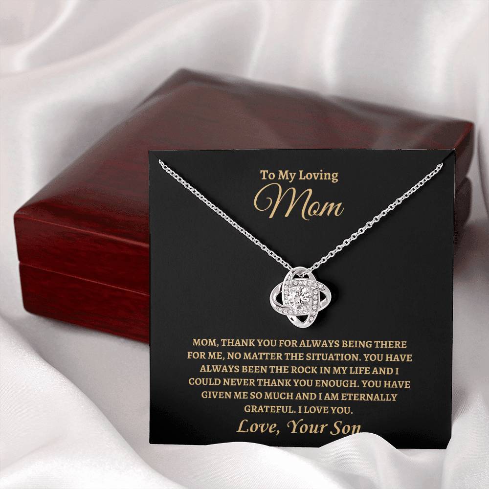 I am Eternally Grateful | Love Knot Necklace | Gifts for Mom