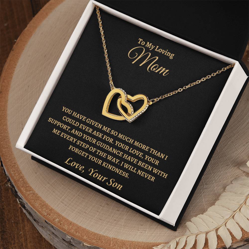 Love, Support and Guidance | Interlocking Hearts Necklace