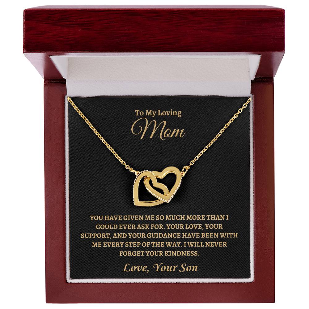 Love, Support and Guidance | Interlocking Hearts Necklace