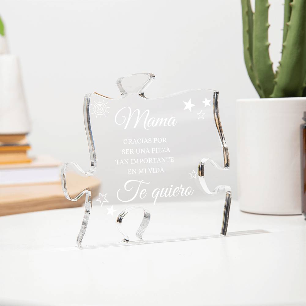 Mamá | Acrylic Puzzle Plaque | Mother's Day Gift