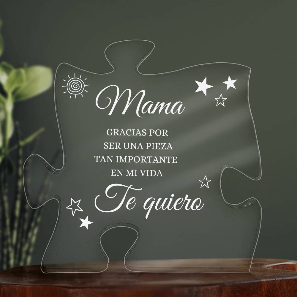 Mamá | Acrylic Puzzle Plaque | Mother's Day Gift