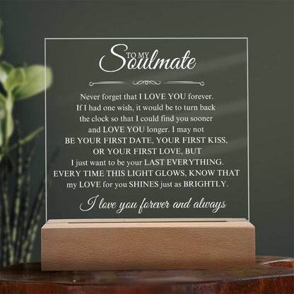 Your last Everything | Acrylic Square Plaque | Gifts for Wife