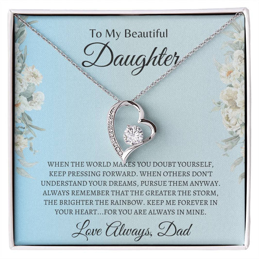 Dad Love you | Forever Love Necklace | Gifts for Daughter