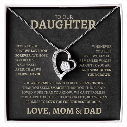 To Our Daughter | Forever Love Necklace | Gifts for Daughter