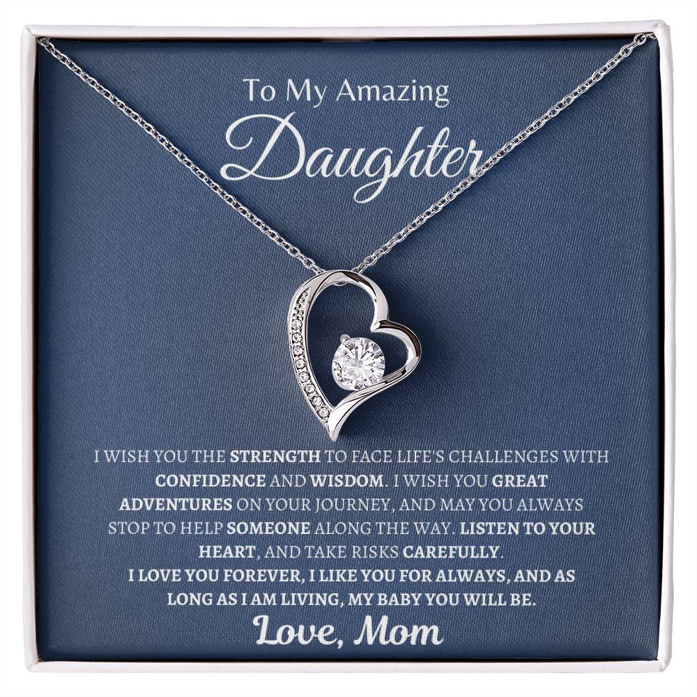 To my Amazing Daughter | Forever Love Necklace | Gifts for Daughter