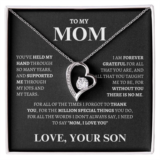 Thank u for the million special things | Forever Love Necklace | Gifts for Mom