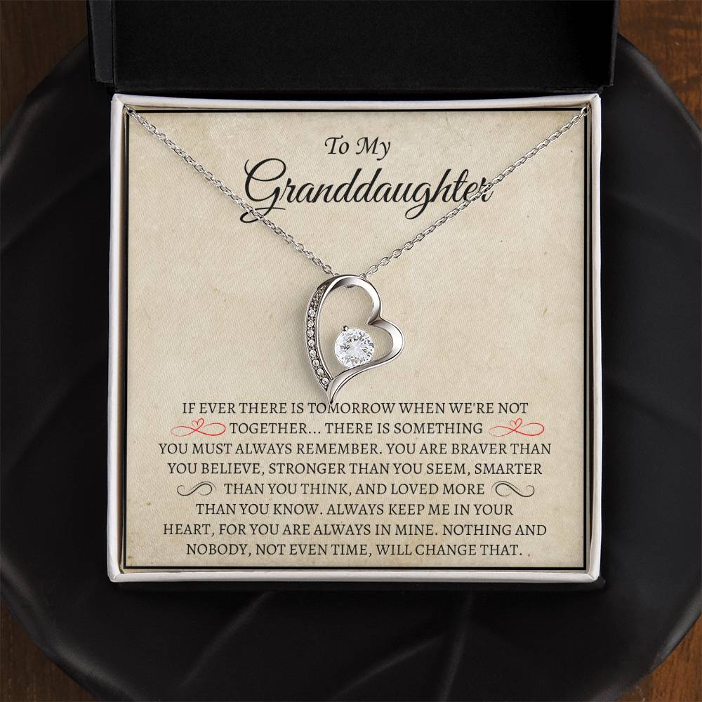 To my Granddaughter | Forever Love Necklace | Gifts for Granddaughter