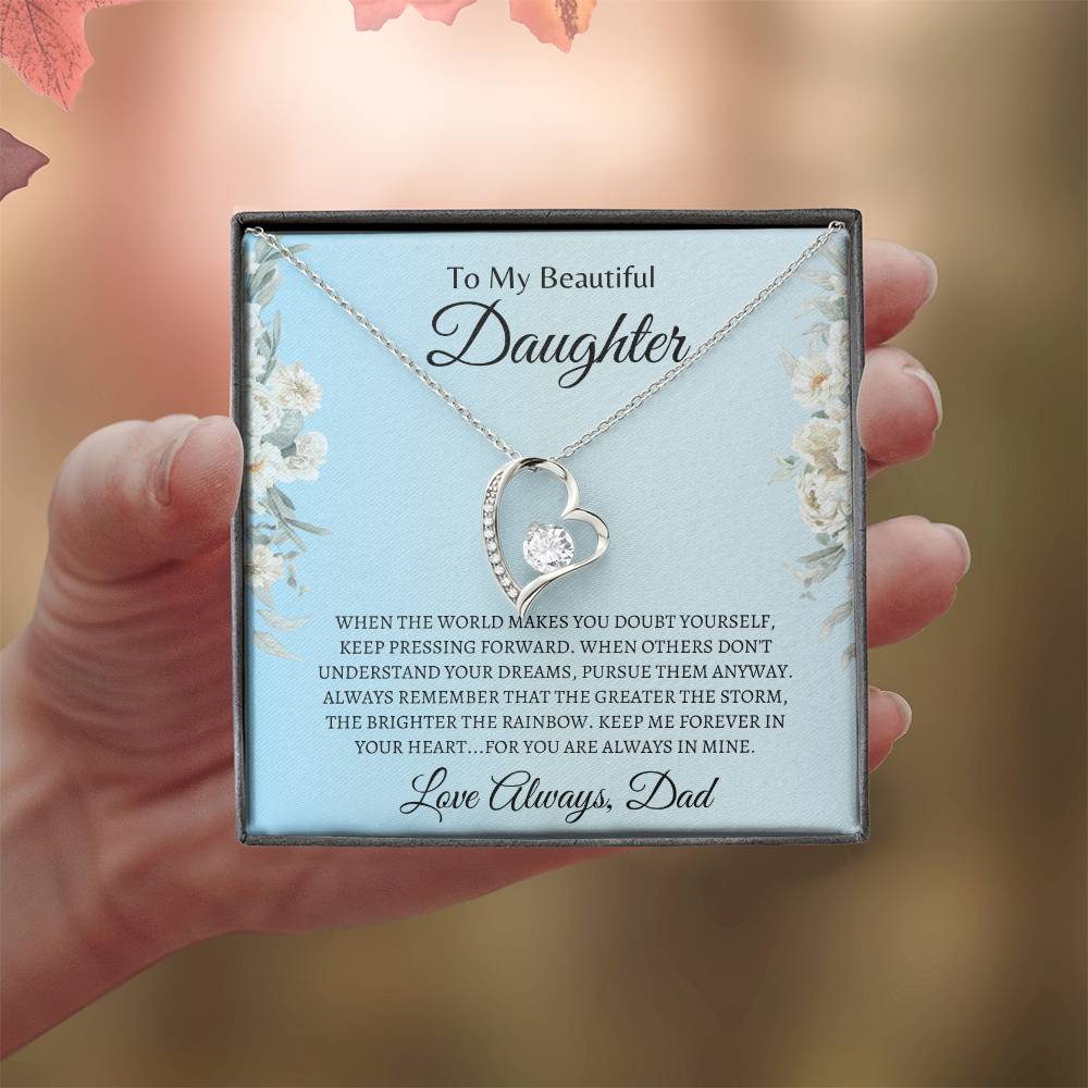 Dad Love you | Forever Love Necklace | Gifts for Daughter