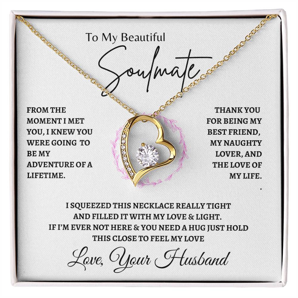 My adventure of a lifetime | Forever Love Necklace | Gifts for Wife