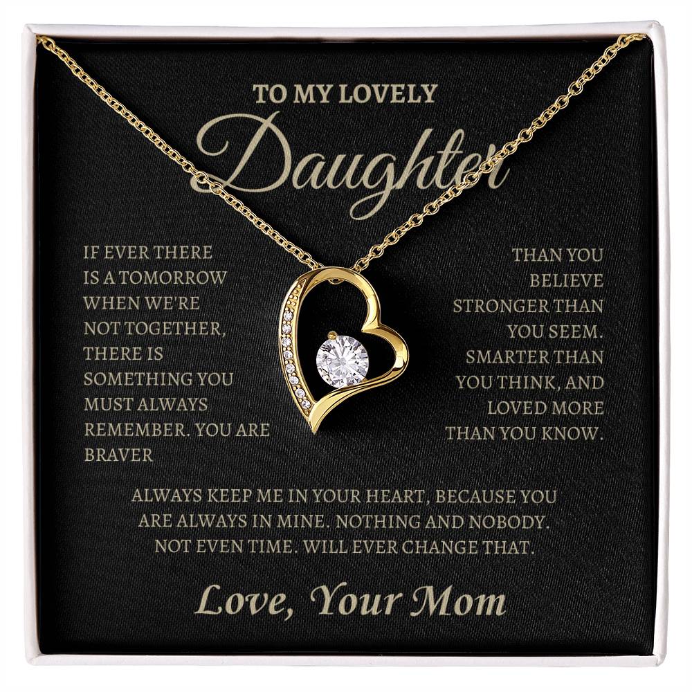 Loved more tan you know | Forever Love Necklace | Gifts for Daughter