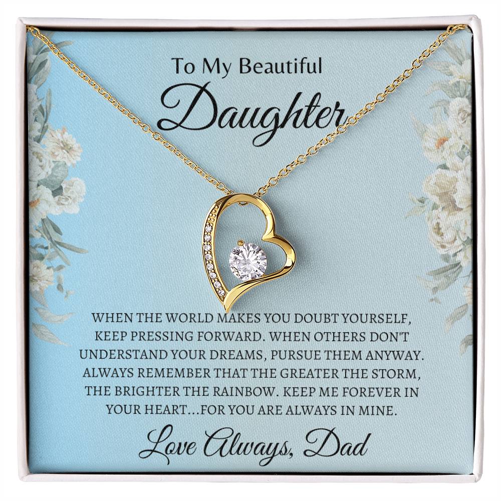 Dad Love you | Forever Love Necklace | Gifts for Daughter