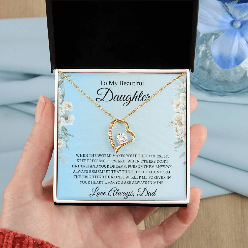 Dad Love you | Forever Love Necklace | Gifts for Daughter