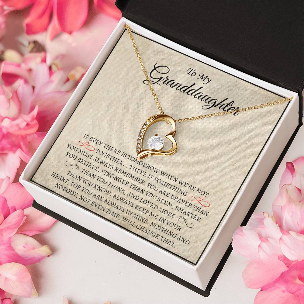 To my Granddaughter | Forever Love Necklace | Gifts for Granddaughter